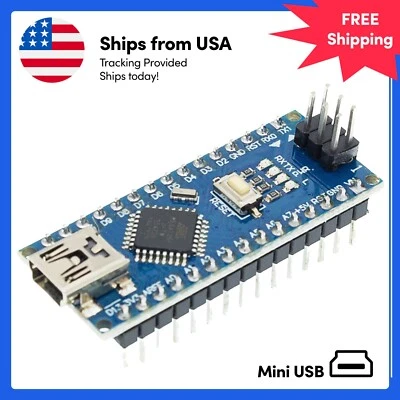 NEW - 1x Arduino Nano V3.0 16M 5V ATMEGA328P CH340 driver (MINI USB) - USA Ship - Image 1 of 4