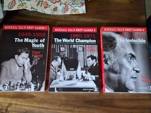 Mikhail Tal's Best Games all three volumes by Karolyi. Chess biography and games - Picture 1 of 3