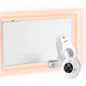 VIESTA® Pannello Riscaldante a Infrarossi con Termostato(Modello TH20 Funk-450W) - Foto 1 di 12
