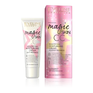 Eveline Magic Skin CC Moisturising Brightening Cream Anti Redness 8in1 50ml - Picture 1 of 5