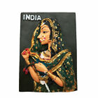 India Ethnic Clothing sari girl Memorial Crafts fridge magnet