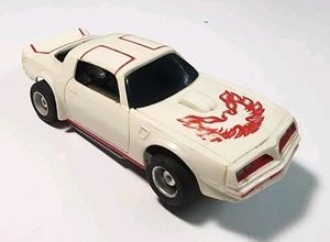 Tyco White Pontiac Firebird Trans Am HO Slot Car Small Opening Curvehugger HP2 - Picture 1 of 13