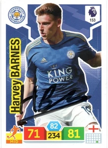 HARVEY BARNES SIGNED LEICESTER 2019/2020 PANINI ADRENALYN XL TRADING CARD + COA - Bild 1 von 1
