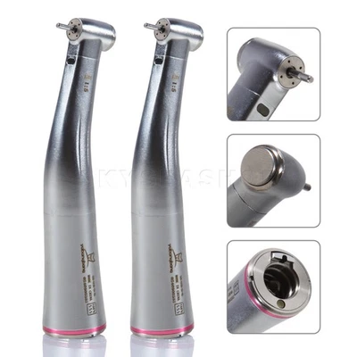 YABANGBANG 2 Dental 1:5 Winkelstück Wasser mit Licht Rot kompatible Sirona KaVo NSK Rot