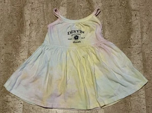 Destin Florida Größe 3T Swirl Batik Salty Vibes Kleid Schwimmen Überziehen Pastellfarbe - Bild 1 von 7