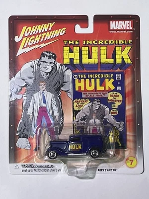 2002 Johnny Lightning INCREDIBLE HULK '33 Ford Delivery MOC C-8 Die-Cast - Image 1 of 3