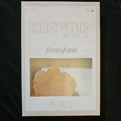 NUEVO CON ETIQUETAS (3 pares) PÉTALOS DE PECHO, formas de moda, talla única, desnudo, 3 pulgadas Foto 1 de 4