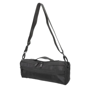 Leichte Canvas Plüsch Piccolo Aufbewahrungstasche schwarz tragbares Musikinstrument - Bild 1 von 12