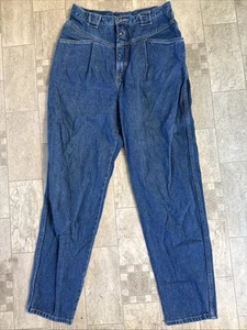 Vintage High Waist Denim PS Gitano Tapered Ankle 14 LONG Mom Jeans - Picture 1 of 16