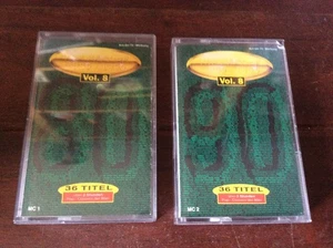 The Best Of 1980 - 1990 Vol. 8 [2 MC] Roxette Sandra Alphaville Peter Gabriel - Picture 1 of 2