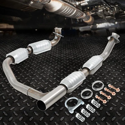 PARA 05-09 FORD E150 E250 E350 SUPER DUTY 5.4L CONVERTIDOR CATALÍTICO ESCAPE TUBO EN Y Foto 1 de 4