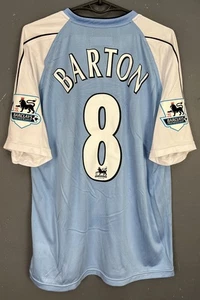 CAMISETA DE FUTBOL HOMBRE BARTON #8 FC MANCHESTER CITY 2006/2007 TALLA L - Imagen 1 de 14