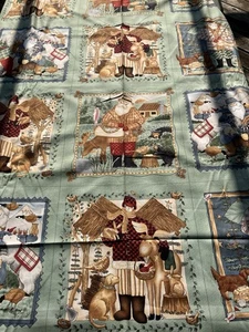 Moosehead Lodge 9 Square Panel Teresa Kogut For SSI Cotton Fabric - Picture 1 of 5