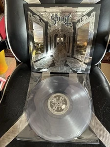 OOP GHOST SKELETA OXIDIZED METALLIC SILVER LIQUID VINYL WITH MIRROR-BOARD SLEEVE - Bild 1 von 6