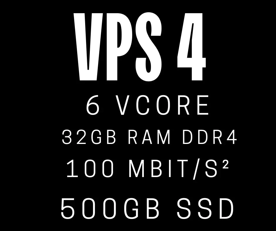 VPS Server Cheapest On Ebay 500GB SSD 6 vCore 32GB RAM DDR4 FREE 24/7 MONITORING - Image 1 of 1
