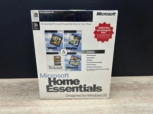 Microsoft Home Essentials Windows 95 CD-ROM New & Sealed - Picture 1 of 11