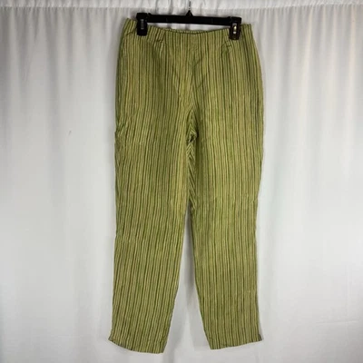 Chinos a rayas verdes Sigrid Olsen talla: M Foto 1 de 4