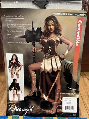 Костюм на Хэллоуин Remember The Trojans Dreamgirl сексуальный костюм воина маленький - Изображение 1 из 4