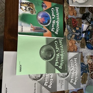 Abeka Investigating God's World 4th Edition for 5th grade Textbook & answer key - Imagen 1 de 6