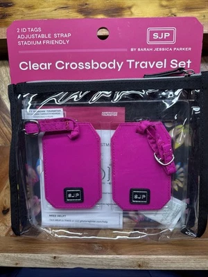 SJP by Sarah Jessica Parker Clear Crossbody Travel Set Brand New!  - Image 1 of 4