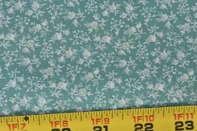 By 1/2 Yd, Vintage, Cream Calico on Green Quilt Cotton, Marcus Brothers,P9639 - Image 1 of 4
