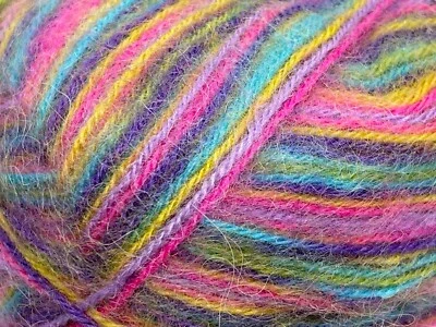 Hilos de hielo Angora Supreme color púrpura rosa Aqua 35095 Angora acrílico fino 100 g 601 años Foto 1 de 4
