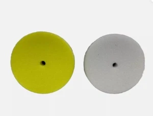 JFJ Easy Pro Buffing Pads: 1-White Pad AND 1- Extreme Yellow Pad - Picture 1 of 1