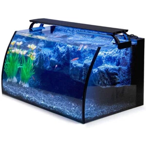 Hygger Betta Fish Tank - Black - Picture 1 of 6