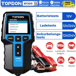🔥TOPDON BT200 Auto 12V Batterietester Akku Testgerät Passend Batterietestgerät - Bild 1 von 9