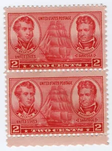 Scott #791 (Army-Navy Series) Block of 2 Stamps - MH #5 - Picture 1 of 2