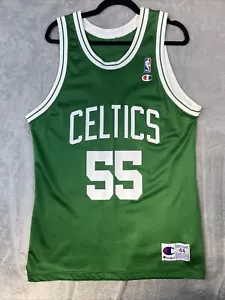 Rare Vintage Champion NBA Boston Celtics Acie Earl Basketball Jersey 44 Large - Picture 1 of 7
