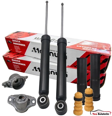 2x MAGNUM Stoßdämpfer hinten für Audi A3 Seat Leon Skoda Octavia VW Golf Passat - Bild 1 von 3