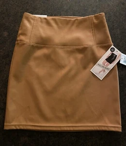 Tinseltown Junior Pull-On Kunstlederrock Damen braun Größe Small kostenloser Versand - Bild 1 von 5