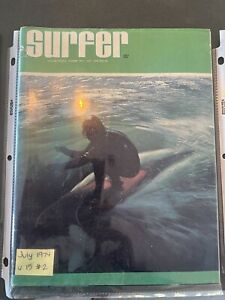 Vintage 1974 Surfer magazine Vol 15 No 2 Mint Condition