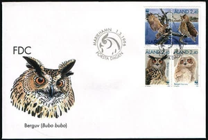 Aland FDC 1996, WWF Stamps, Owl, Mint - Picture 1 of 1