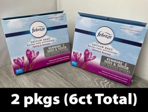 2 Pkgs (6ct Total) BISSELL Kenmore C 5055/50558 Vacuum Bags Frebreze Scent - Picture 1 of 9