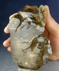 COLORFUL GLASSY SMOKY QUARTZ CRYSTALS FLOATER w INCLUSIONS , GLOBE MINERALS - Picture 1 of 2