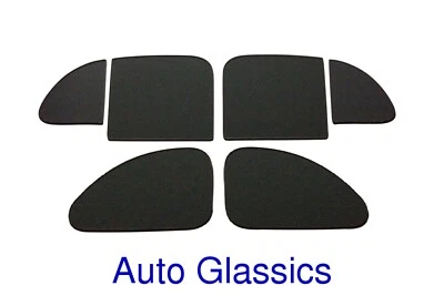 1939 1940 LaSalle Business or Sport cupé kit de vidrio lateral de 6 piezas verde transparente o gris Foto 1 de 2