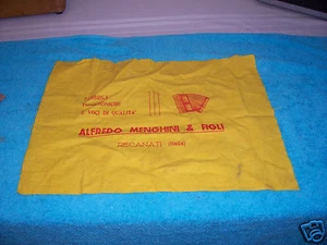 Menghini accordion guitar polishing cloth V. G.cond. Rare Morbidoni Case Candy - Picture 1 of 1