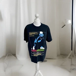 Footasylum Mens T Shirt Size M Genius Homeboy Crew Neck Short Sleeved Spellout - Picture 1 of 5
