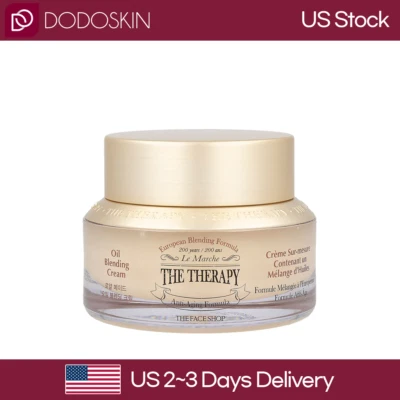 US SELLER THE FACE SHOP The Therapy Oil Blending Cream 50ml - Image 1 of 3