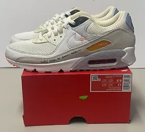 Nike Air Max 90 Summit White Multicolor DV2188-100 WOMEN 11 - Picture 1 of 10