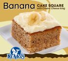 2 PACK! NEMO’s Bakery Banana Cake Square 3 Oz, SAME DAY SHIPPING!