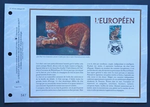 Blatt CEF 1. Tag 1470 1999 Natur Die Katzen Der Europäer - Bild 1 von 1