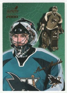 Steve Shields - San Jose Sharks (Hockey Card) 1999-00 Pacific Aurora # 122 MT