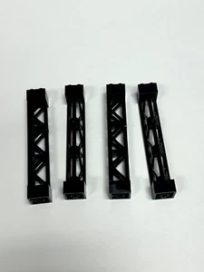 Lego Negro Soporte 2x2x10 Viga Lote de 4 - Imagen 1 de 1