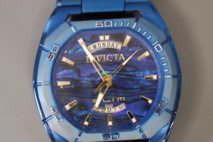 INVICTA Slim Men 48mm Stainless Steel Blue Blue dial VJ55 Quartz 43083 - Picture 1 of 5