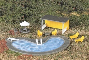 Bachmann Züge Nenngröße H0 Schwimmbad & Zubehör - 9 Stück NEU Neu im Karton 42215 - Bild 1 von 1