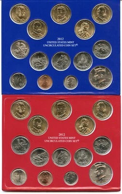 2012 P & D US Uncirculated Mint Set 28 Coin United States Philadelphia & Denver - Image 1 of 4