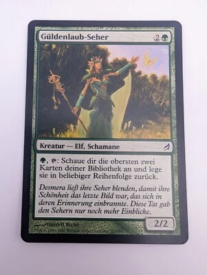Magic the Gathering GILT-LEAF SEER Lorwyn MTG DE GULDENLAUB-SEHER - Image 1 of 2